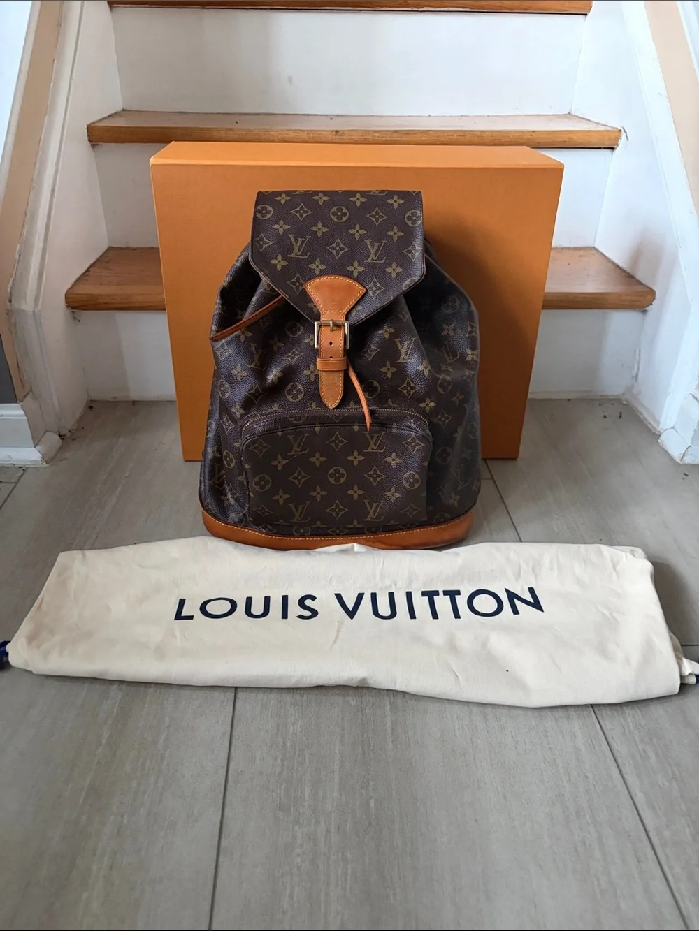 Louis Vuitton Monogram GM Montsouris Backpack